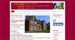Desktop Screenshot of alfordmanorhouse.co.uk